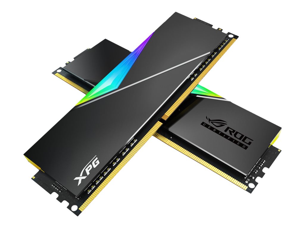 XPG SPECTRIX D50 ROG CERTIFIED - DDR4 - kit - 16 GB: 2 x 8 GB - DIMM 288-pin - 3600 MHz / PC4-28800 - CL17 - 1.35 V -