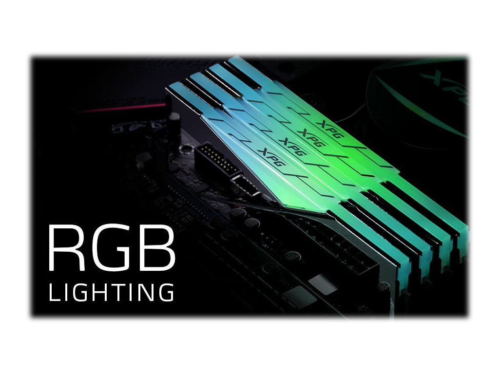 XPG SPECTRIX D50 ROG CERTIFIED - DDR4 - kit - 16 GB: 2 x 8 GB - DIMM 288-pin - 3600 MHz / PC4-28800 - CL17 - 1.35 V -