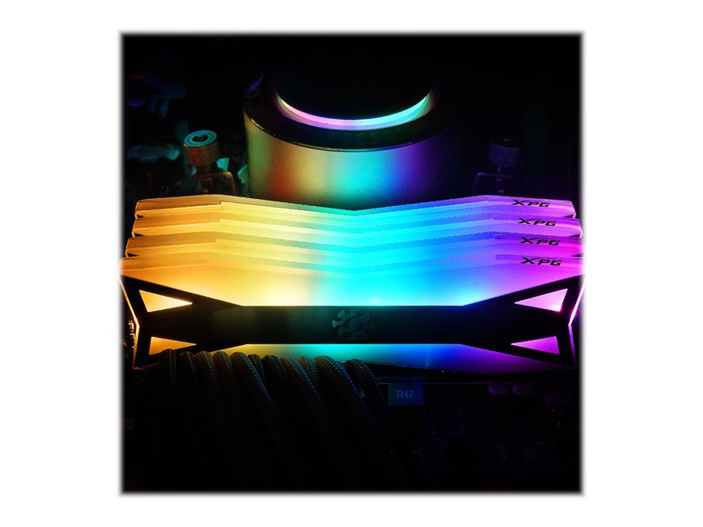 XPG SPECTRIX D60G - DDR4 - kit - 16 GB: 2 x 8 GB - DIMM 288-pin - 3600 MHz / PC4-28800 - CL18 - 1.35 V - unbuffered -