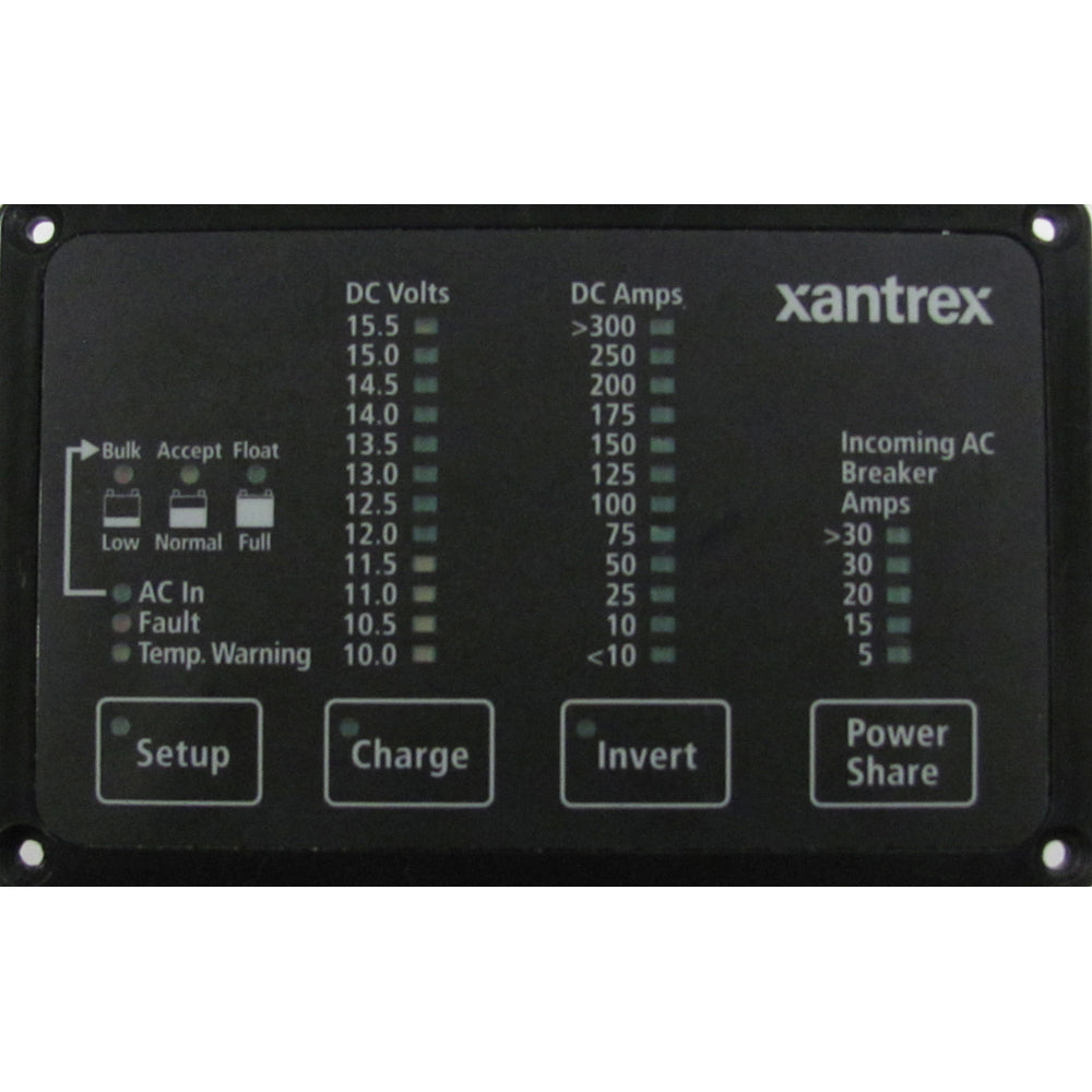 Xantrex Heart FDM-12-25 Remote Panel, Battery Status & Freedom Inverter/Charger Remote