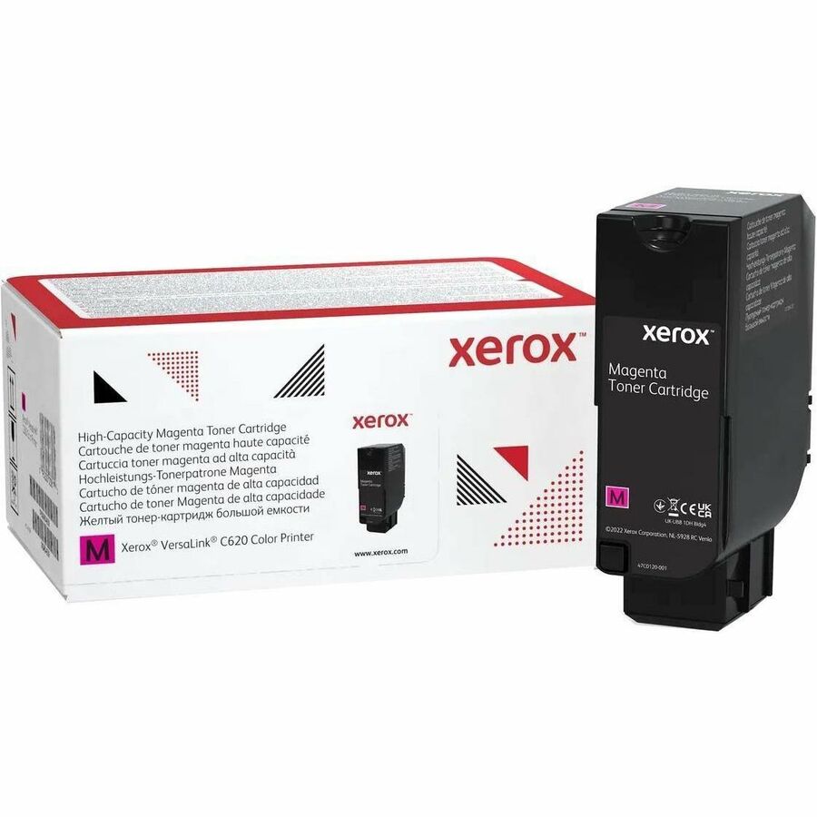 Xerox Original High Yield Laser Toner Cartridge - Magenta Pack 006R04626