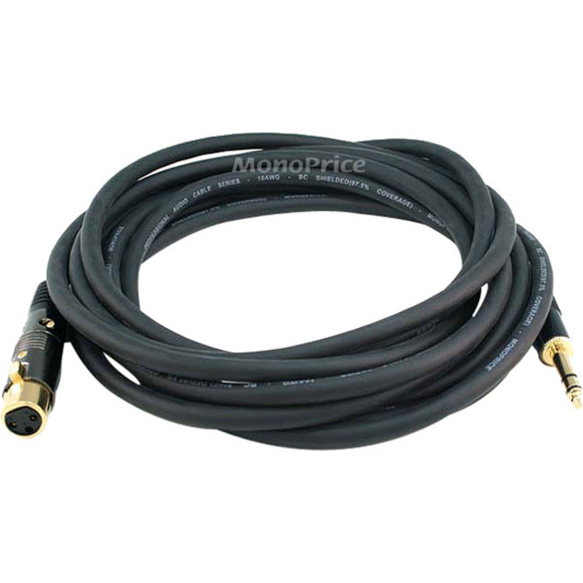 Xlr F To 1/4Inch Trs M 16Awg Cable 15Ft