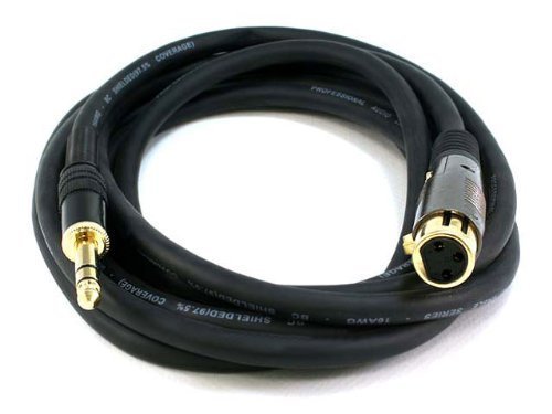 Xlr F To 1/4Inch Trs M 16Awg Cable10Ft