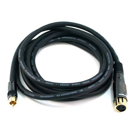 Xlr F To Rca M 16Awg Cable 10Ft