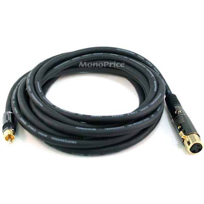 Xlr F To Rca M 16Awg Cable 15Ft