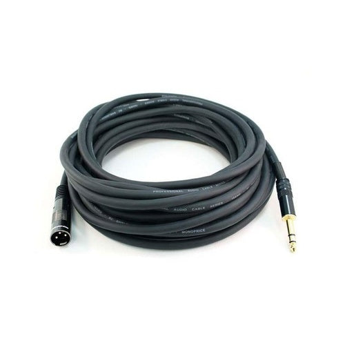 Xlr M To 1/4Inch Trs M Cable 35Ft