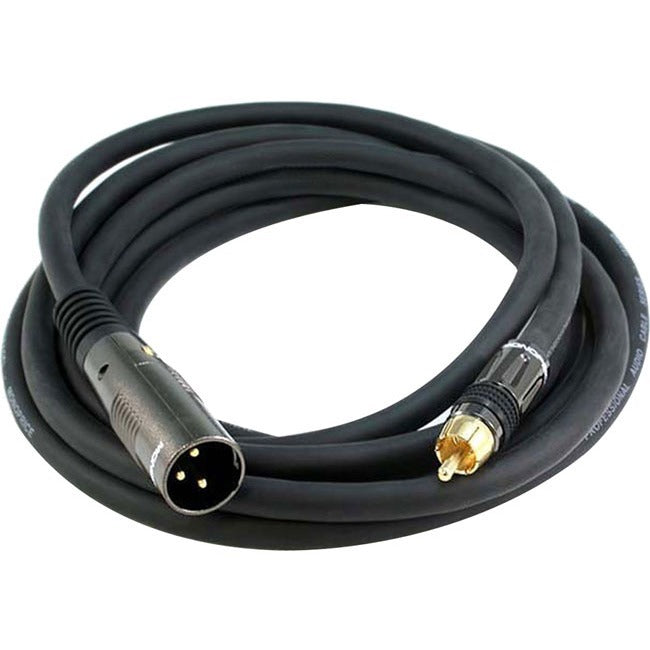 Xlr M To Rca M 16Awg Cable 10Ft
