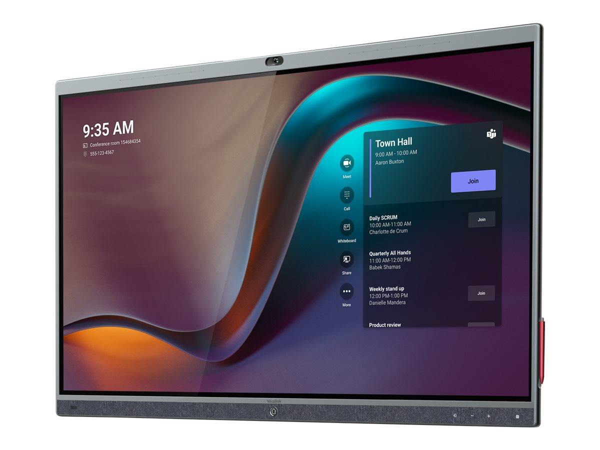 YEALINK MeetingBoard 65 Pro All-in-One Collaboration Display for Small & Medium Rooms