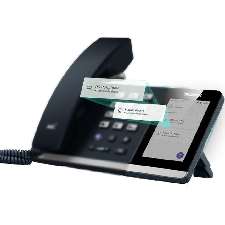 Yealink MP50 Bluetooth Standard Phone - Corded - Corded - 1 x Phone Line - Speakerphone -