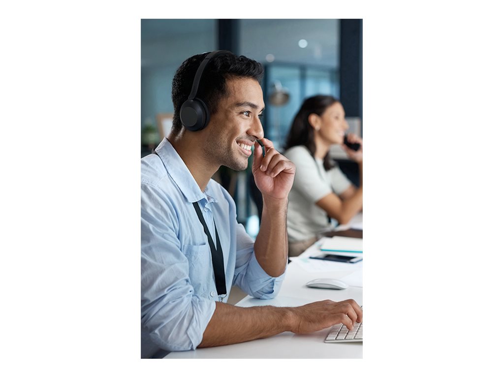 Yealink UH35 Dual - Headset - on-ear - wired - USB - noise isolating - black - Optimized for UC YEA-UH35-DUAL-UC