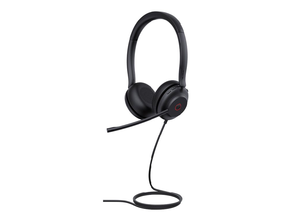 Yealink UH35 Dual - Headset - on-ear - wired - USB - noise isolating - black - Optimized for UC YEA-UH35-DUAL-UC