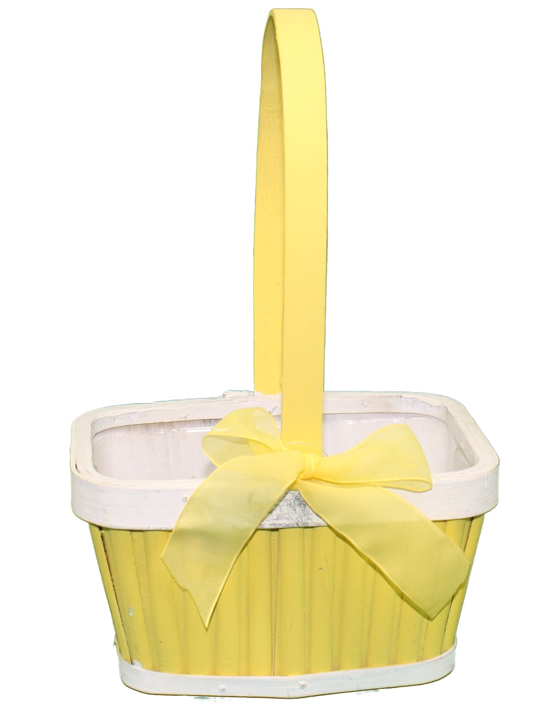 Yellow Spring Wood Basket - Small