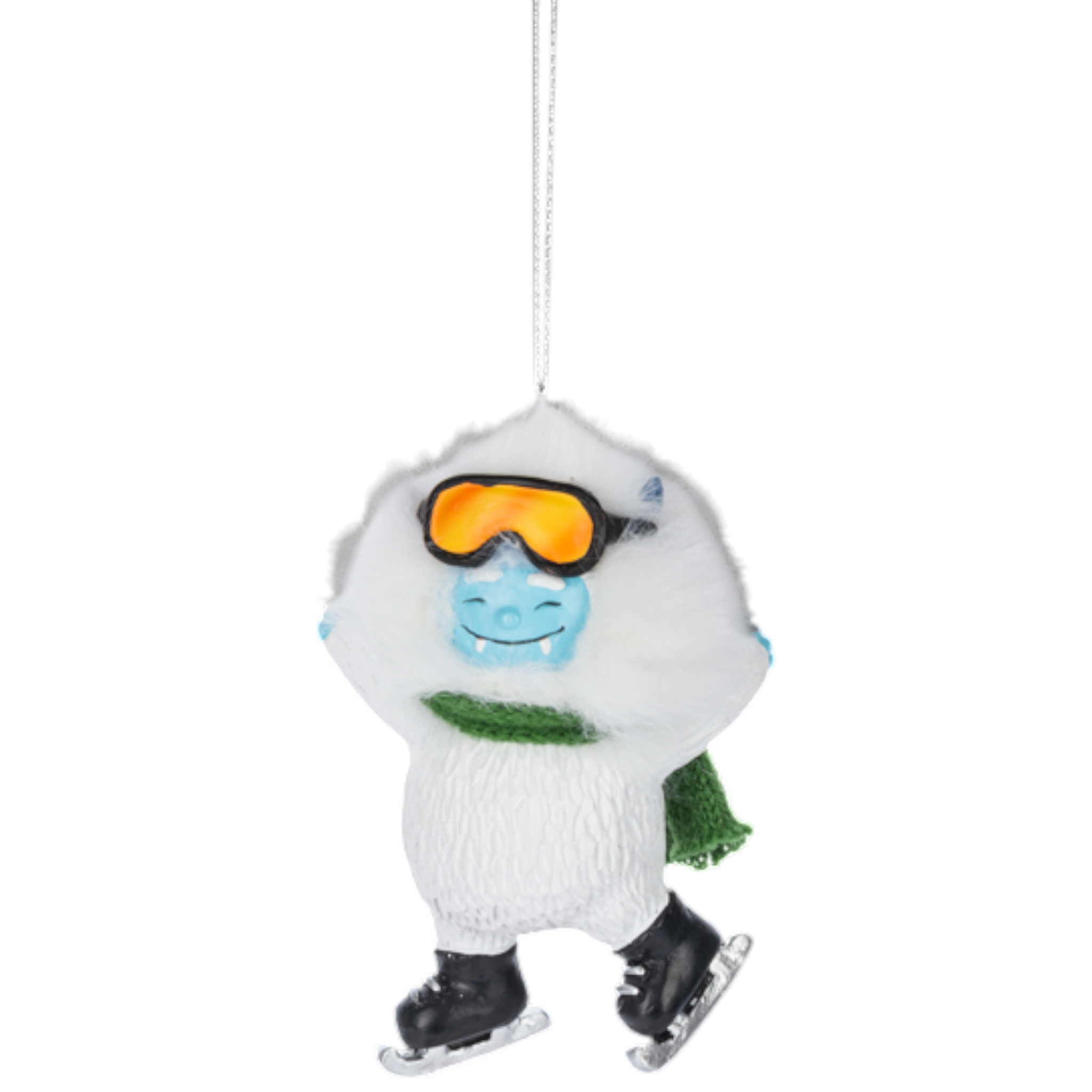 Yeti Ice Skater: A Legendary Winter Glider Ornament