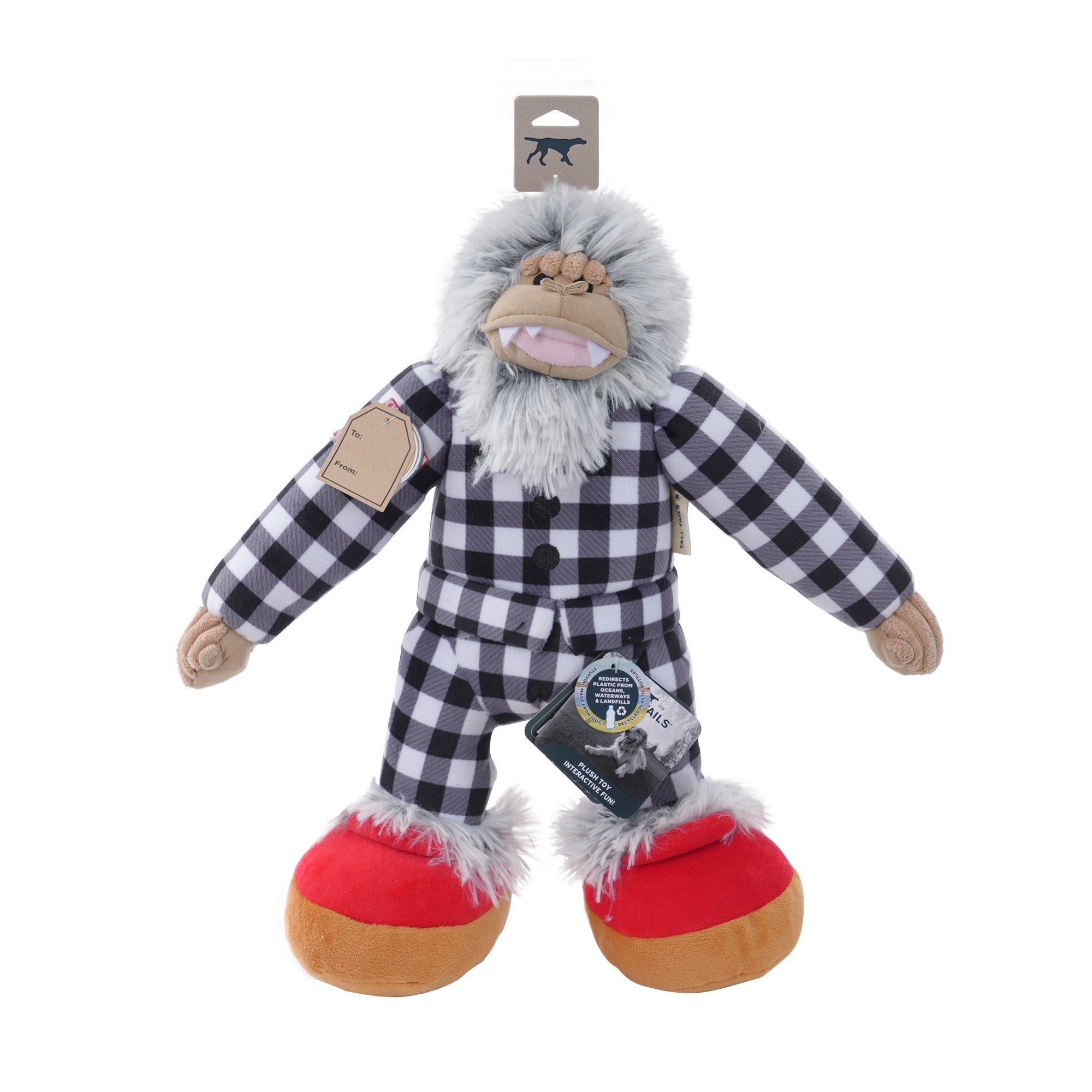 Yeti in Pajamas - 14" Dog Toy