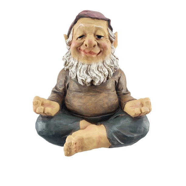 Yoga Gnome Statue