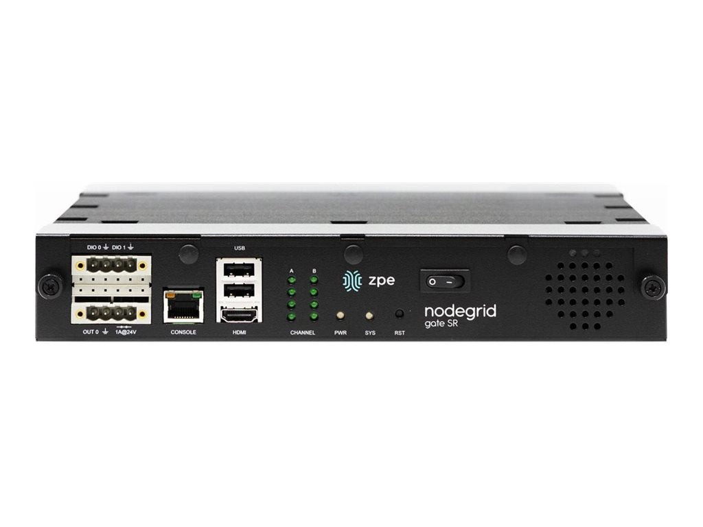 ZPE Nodegrid Gate SR - Router - DSL modem 4-port switch - 1GbE GSR-T8-UPG1