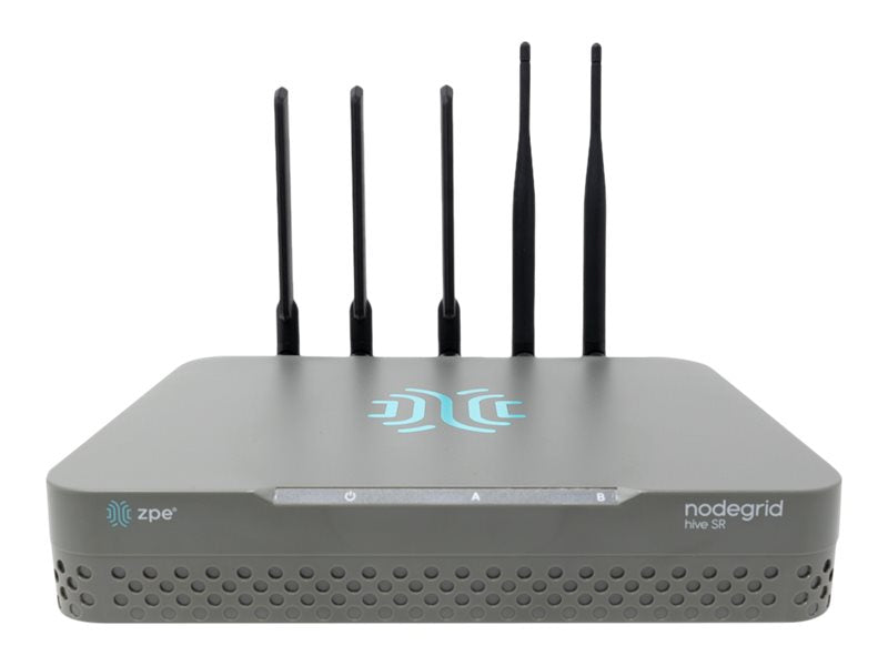 ZPE Nodegrid Hive SR - Wireless router - DSL/WWAN 4-port switch - 10GbE, 2.5GbE - WAN ports: 4 - Bluetooth, LTE - 4G ZPE-HSR-416-4G-GW
