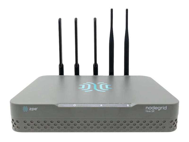 ZPE Nodegrid Hive SR - Wireless router - DSL/WWAN 4-port switch - 10GbE, 2.5GbE - WAN ports: 4 - Wi-Fi 5 - Bluetooth, LTE - Dual ZPE-HSR-416-4G-W5-GW