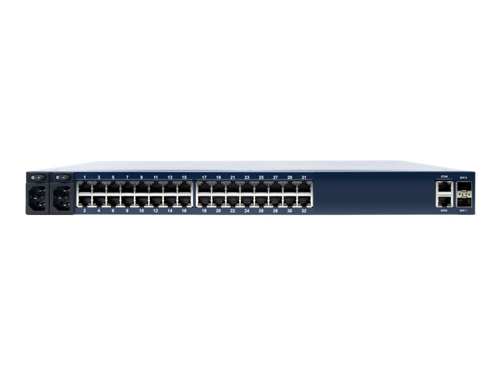 ZPE Nodegrid Serial Console Plus - Console server - for scalable network - 32 ports - RS-232, 10GbE, 2.5GbE - 1U - cloud-managed NSCP-T32R-STND-SAC