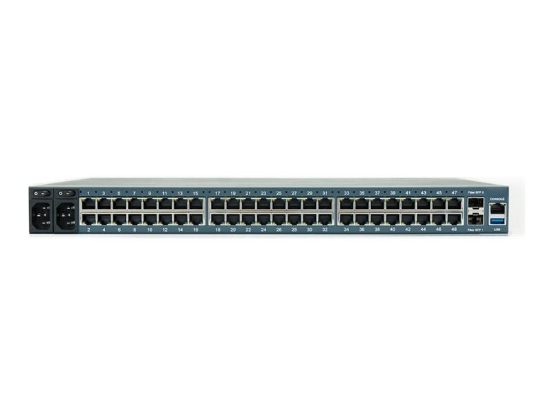 ZPE Nodegrid Serial Console S Series - Console server - 48 ports - RS-232, 10GbE, 2.5GbE - LTE - 4G - 1U - cloud-managed - rack-mountable NSC-T48S-STND-DAC-B-SFP