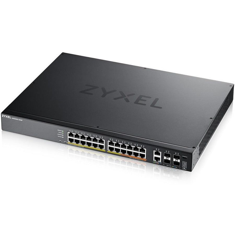 ZYXEL 24-port GbE L3 Access Switch with 6 10G Uplink - 24 Ports - Manageable - Gigabit