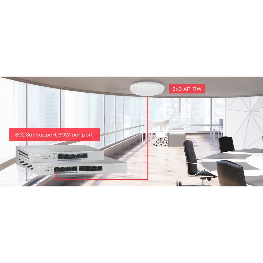 ZYXEL 8-Port GbE Web Managed PoE Switch