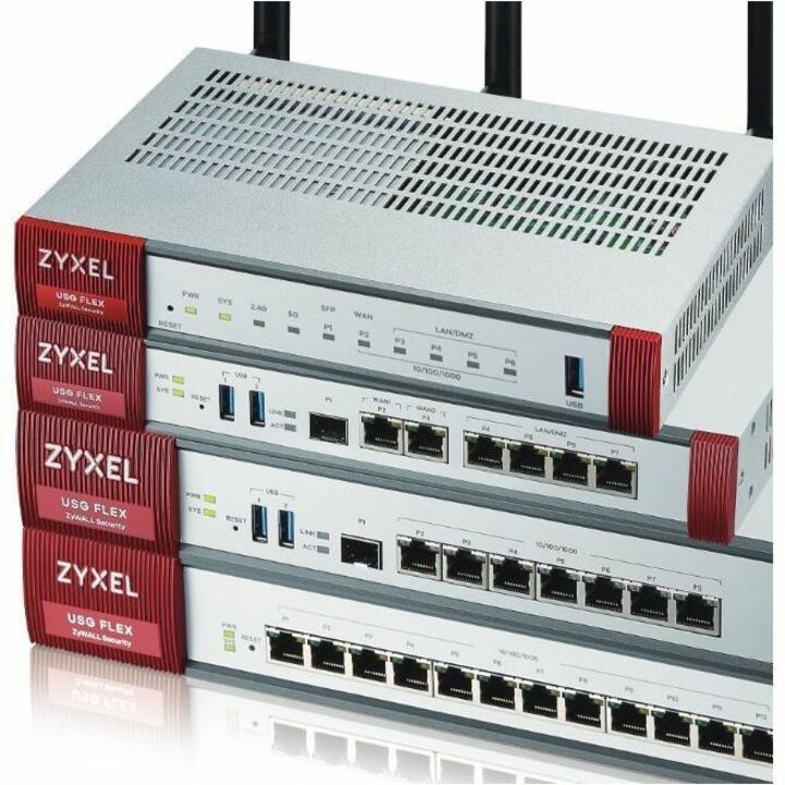 ZYXEL USG FLEX 100 Network Security/Firewall Appliance - 5 Port - 10/100/1000Base-T - Giga
