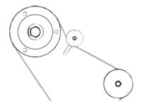 Zebra 220Xi4 Main Drive Belt for 300 dpi - 1 Pack