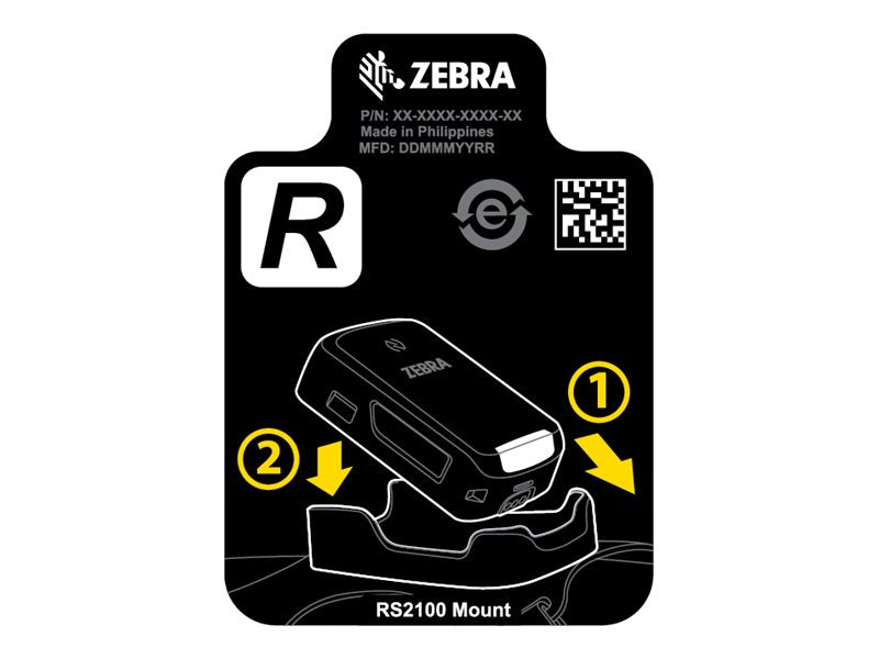 Zebra - Barcode scanner hand mount - right-handed