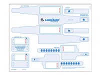 Zebra LaserBand2 Advanced Wristbands LB2-L3-FAMILY-NUM