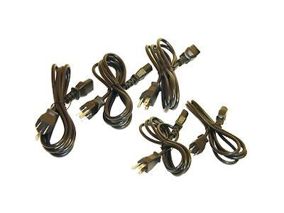 Zebra - Power cable - NEMA 5-15 (M) to power IEC 60320 C13 - AC 110 V - United States (pack of 5) 105950-014