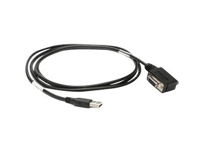 Zebra Synapse - USB / serial cable - DB-9 (F) to USB (M) - 6 ft - right-angled connector, thumbscrews - for MiniScan MS