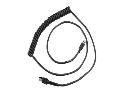 Zebra - USB cable - USB (M) - 1.2 A - 9 ft - coiled - for Zebra DS3608-ER; XBOOK L10; XPAD L10; XSLATE L10