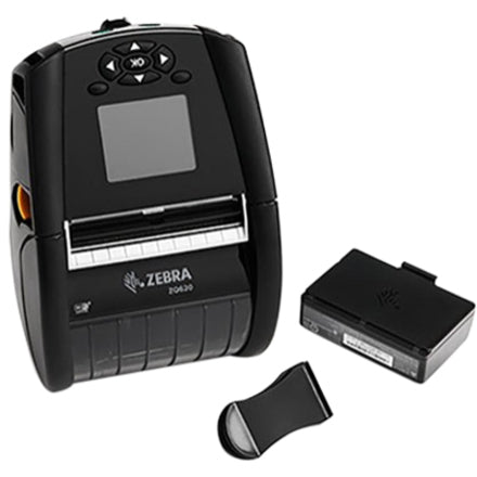 Zebra ZQ620 Mobile Direct Thermal Printer - Monochrome - Handheld - Label/Receipt Print - USB - Serial - Bluetooth - Battery Included ZQ62-AUFA000-00-B