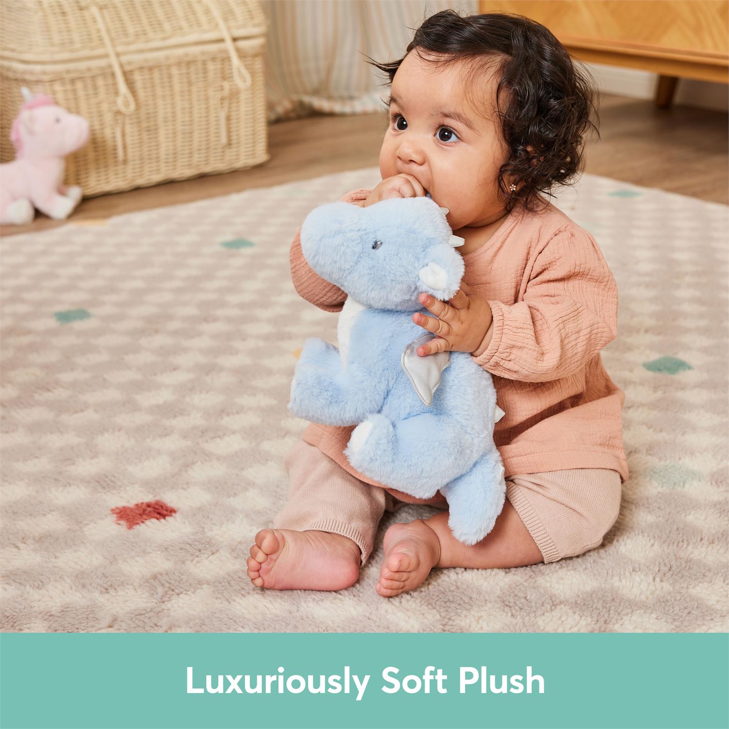 Zephie Blue Dragon Plush