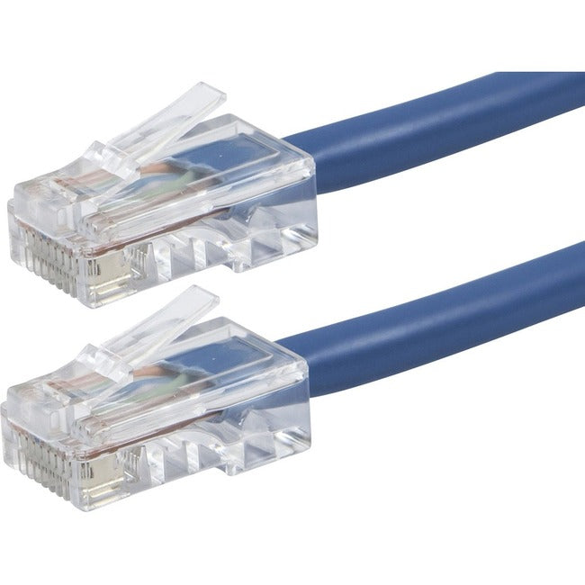 Zeroboot Series Cat6 24Awg Utp Ethernet Network Patch Cable, 7Ft Blue