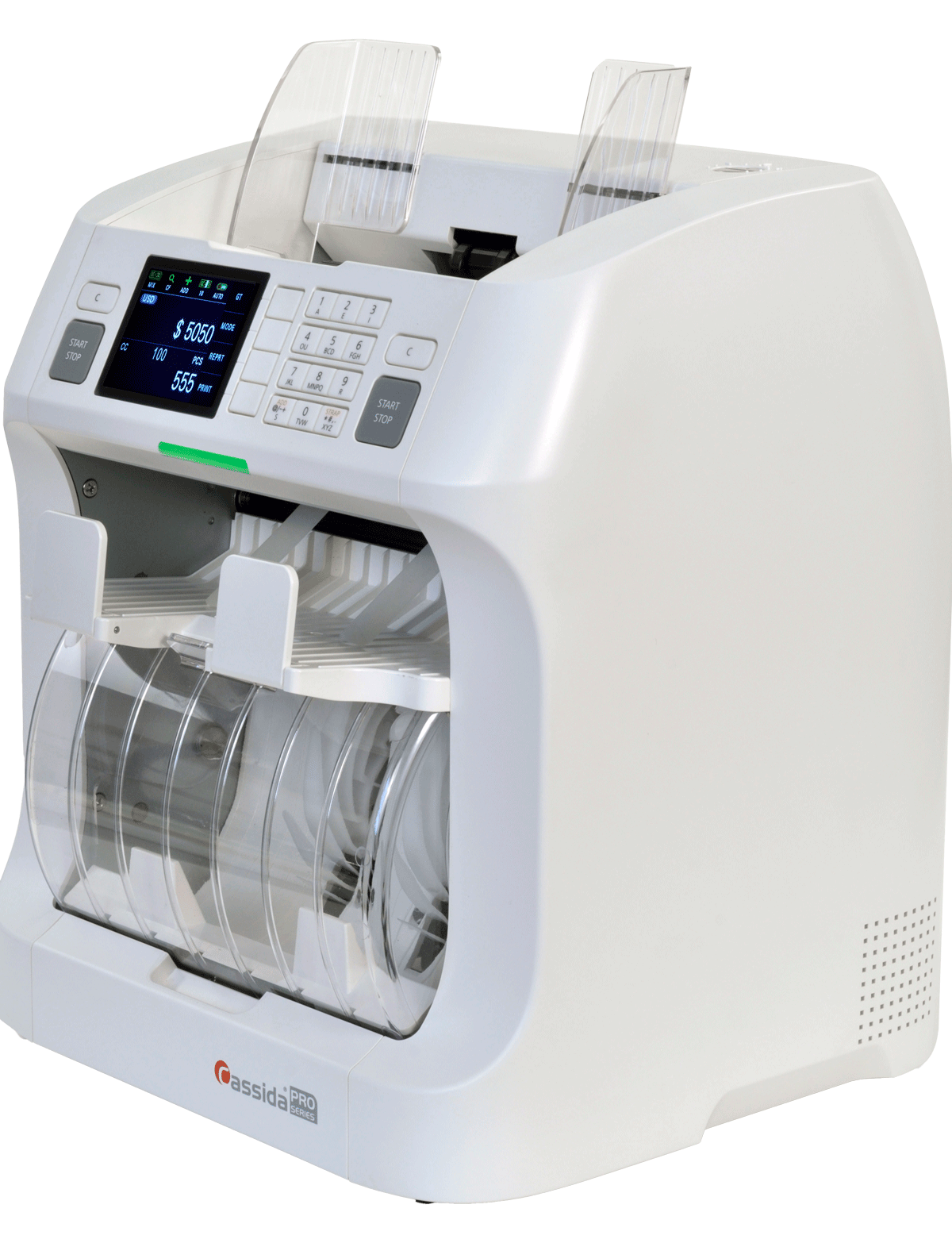 Zeus+ (2 CIS) 2-Pocket Cash Discriminator – High-Speed Mixed Denomination