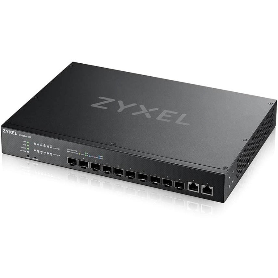 Zyxel 10-Port 10G Smart Managed Fiber Switch With 2 Multi-Gigabit Ports