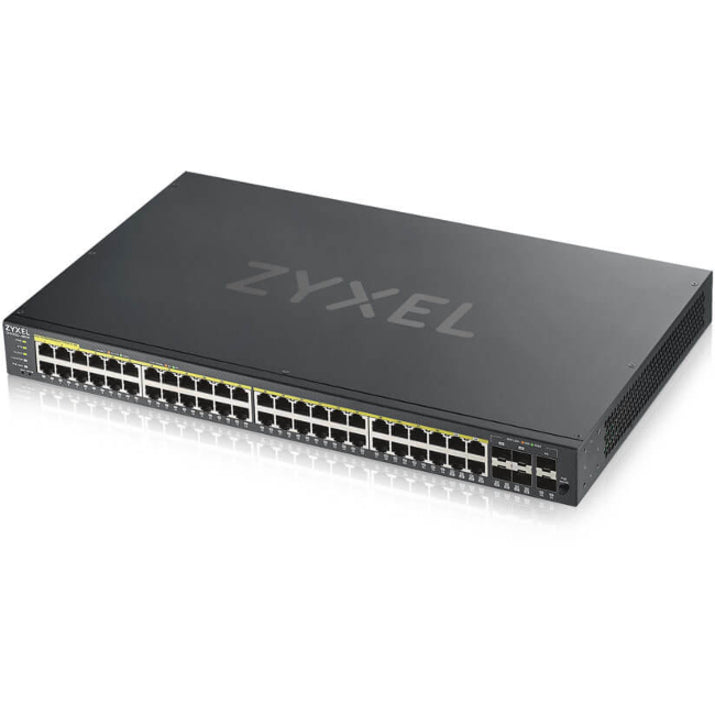 Zyxel 48-Port Gbe Smart Managed Poe Switch