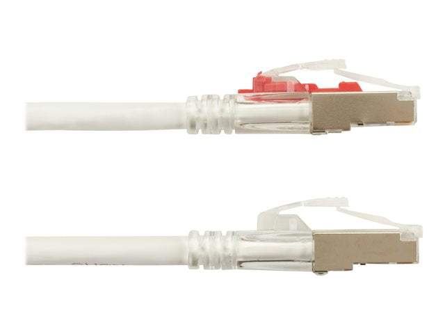 BLACK BOX GIGATRUE 3 PREMIUM CAT6A SHIELDED PATCH CABLES FEATURE LOCKABLE CONNEC