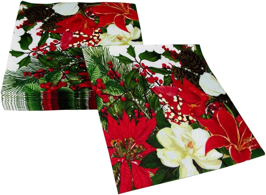 Christmas Garden Luncheon Napkin
