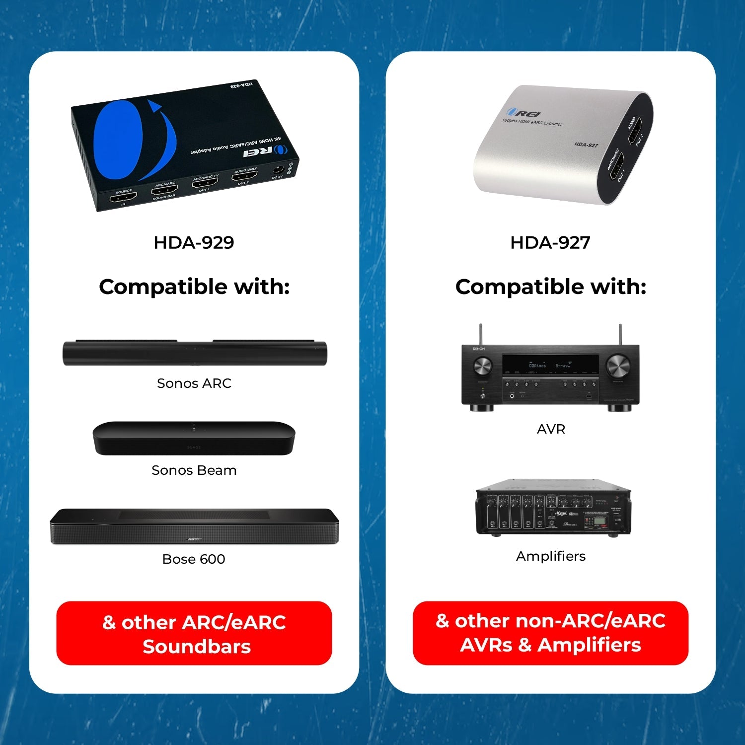 eARC 4K@60Hz Audio Extractor Converter 18G HDMI 2.0 ARC Support (HDA-927)