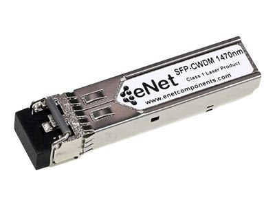 eNet Components CWDM-SFP-1470-ENC - SFP (mini-GBIC) transceiver module - GigE, Fibre Channel, 2Gb Fibre Channel - CWDM -