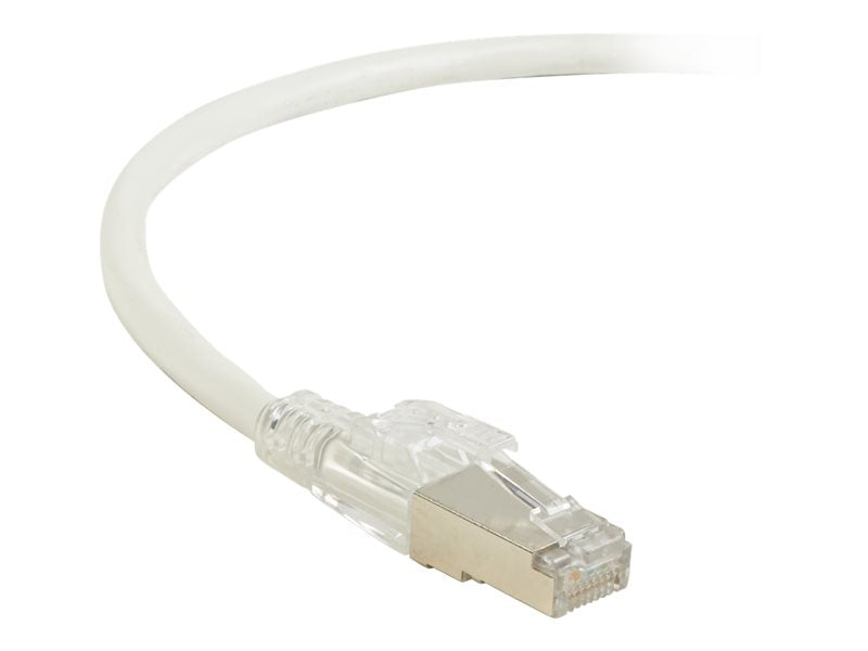 BLACK BOX GIGATRUE 3 PREMIUM CAT6A SHIELDED PATCH CABLES FEATURE LOCKABLE CONNEC