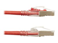 CAT5E 100-MHZ LOCKING SNAGLESS STRANDED ETHERNET PATCH CABLE - SHIELDED (F/UTP),