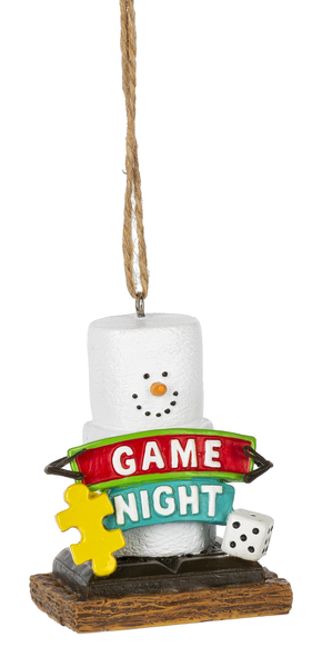 Smores Game Night Ornament