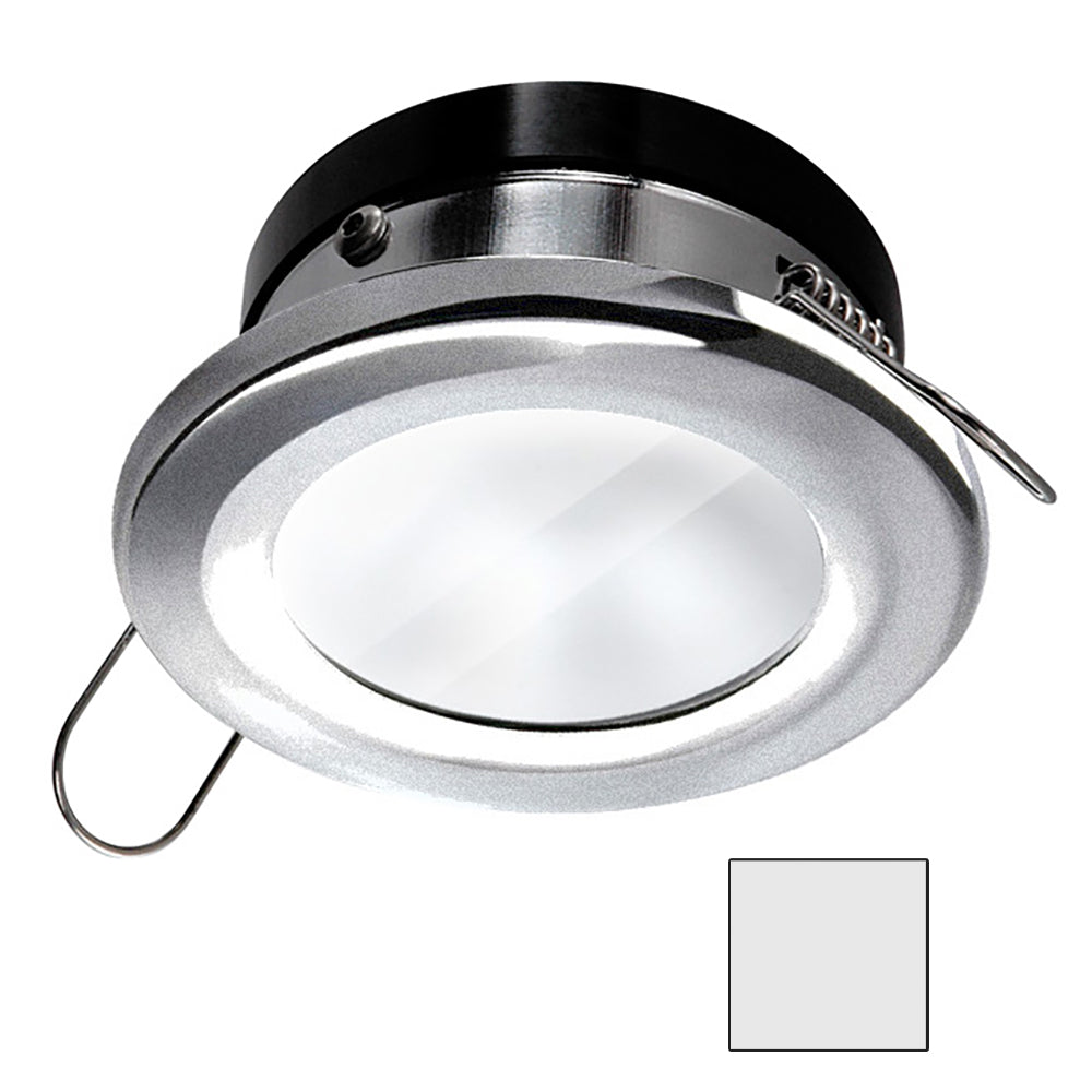 i2Systems Apeiron A1110Z - 4.5W Spring Mount Light - Round - Cool White - Brushed Nickel