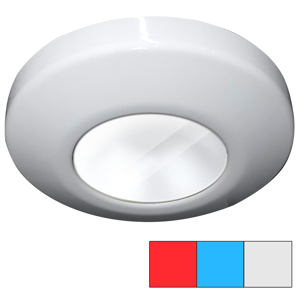 i2Systems Profile P1120 Tri-Light Surface Light - Red, Cool White &amp; Blue - White