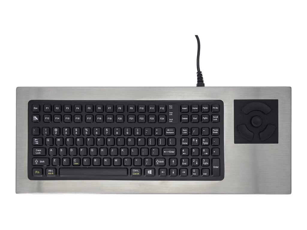 iKey DT-2000-FSR - Keyboard - industrial - with Force Sensing Resistor Pointing Device - PS/2 - key switch: Tactile DT-2000-FSR-IS-CXPS2/USB