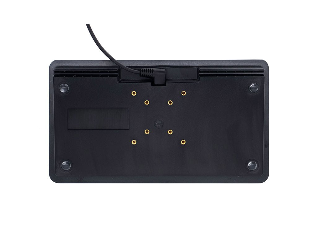 iKey - Keyboard - industrial with emergency key - with Force Sensing Resistor Pointing Device - backlit - PS/2 - QWERTY SL-86-911-461-FSR-PS2